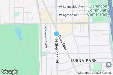 Map image of the property - 738 N Sheridan Rd