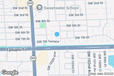 Map image of the property - 10424 SW 7th St
