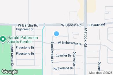 Map image of the property - 818 Sandalwood Ln