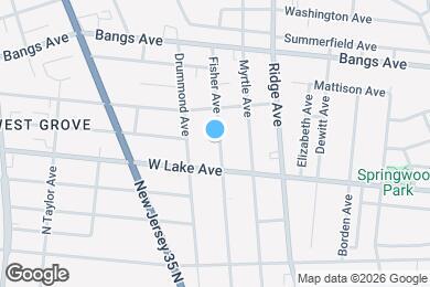 Map image of the property - 321 Fisher Ave