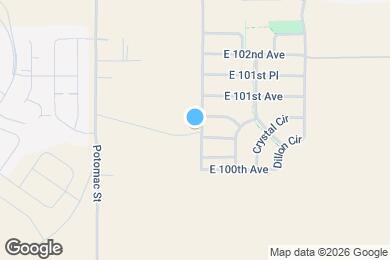 Map image of the property - 14093 E 100th Pl