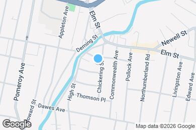 Map image of the property - 38 Chickering St