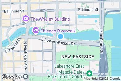 Map image of the property - 324 E Wacker Dr