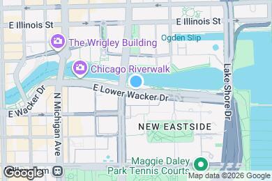 Map image of the property - 326 E Wacker Dr