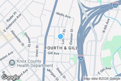 Map image of the property - 941 Luttrell St