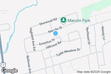 Map image of the property - 15 Emeritus St