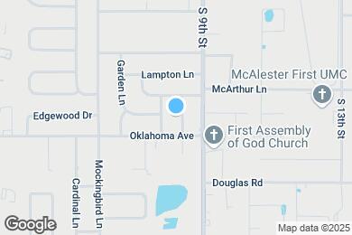 Map image of the property - 1709 Virginia Dr