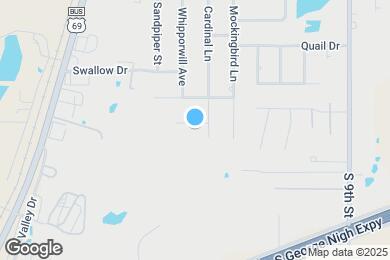 Map image of the property - 312 Bluebird Ln