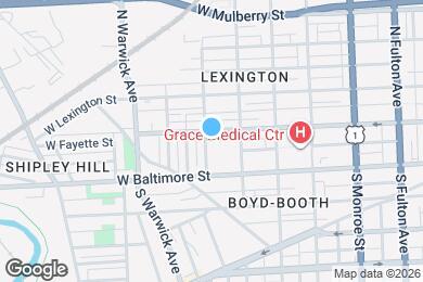 Map image of the property - 39 N Bentalou St