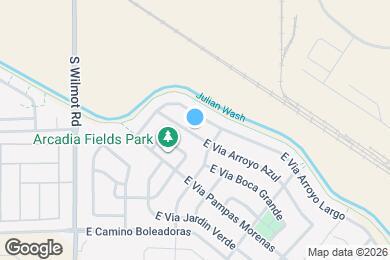 Map image of the property - 6567 E Via Arroyo Azul