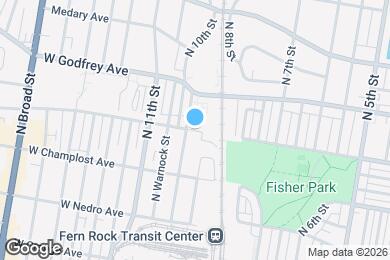 Map image of the property - 921 W Spencer St