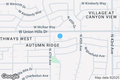 Map image of the property - 18432 N 46th Ave