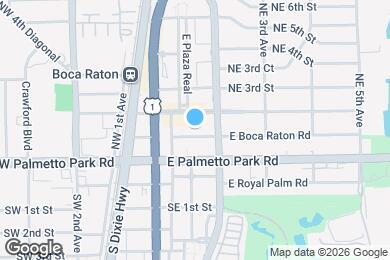 Map image of the property - 155 E Boca Raton Rd