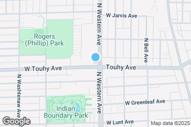 Map image of the property - 7200 N Western Ave