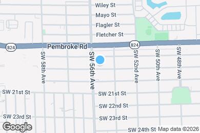 Map image of the property - 5433 SW 19th St