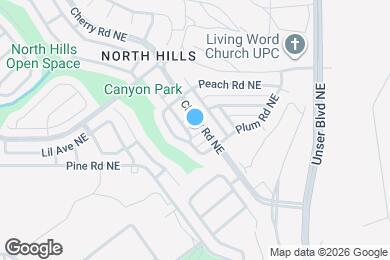 Map image of the property - 1655 Greenview Way NE