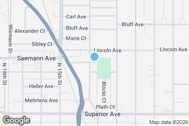 Map image of the property - 1735 N 13th St