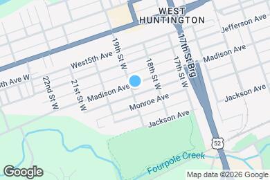 Map image of the property - 1861 Madison Ave