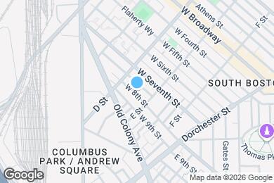 Map image of the property - 132 W 8th St