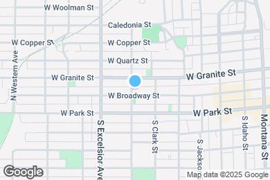 Map image of the property - 739 W Broadway St