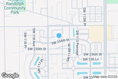 Map image of the property - 11525 SW 234th St
