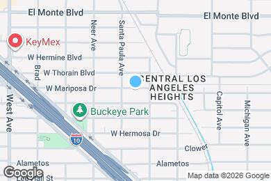 Map image of the property - 1422 W Mariposa Dr