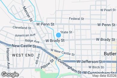 Map image of the property - 530 W Brady St