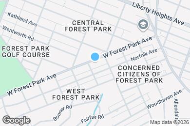 Map image of the property - 4113 W Forest Park Ave