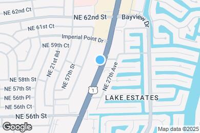 Map image of the property - 5955 N Federal Hwy