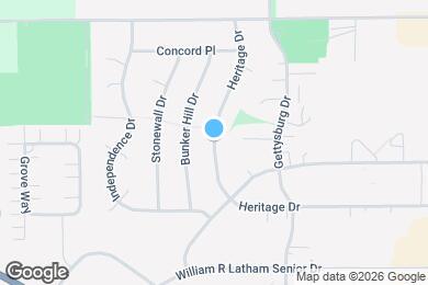 Map image of the property - 760 Heritage Dr