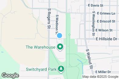 Map image of the property - 321 W Hillside Dr