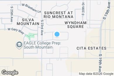 Map image of the property - 2140 W Desert Ln