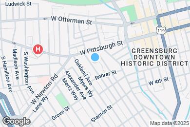 Map image of the property - 127 Seminary Ave