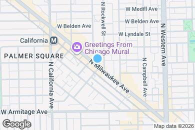 Map image of the property - 2169 N Milwaukee Ave