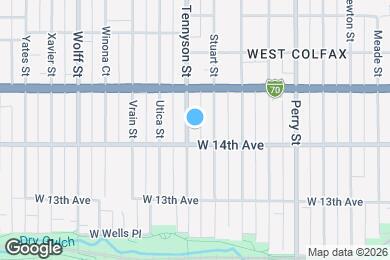 Map image of the property - 1422 Tennyson St