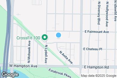 Map image of the property - 100 E Chateau Pl