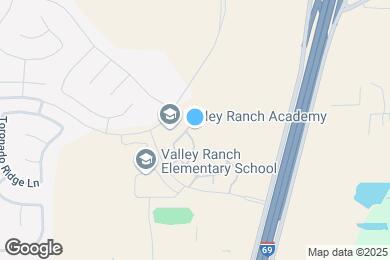 Map image of the property - Villas at Valley Ranch