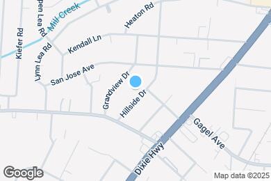 Map image of the property - 4620 Hillside Dr