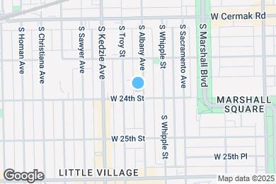 Map image of the property - 2354 S Albany Ave