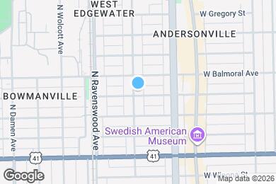Map image of the property - 1656 W Summerdale Ave