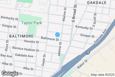 Map image of the property - 954 Baltimore St