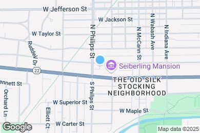 Map image of the property - 1225 W Walnut St