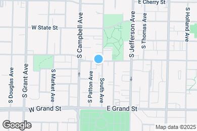 Map image of the property - 807 South Ave