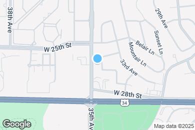 Map image of the property - 2613 34th Ave