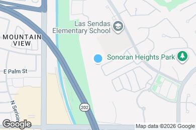 Map image of the property - 6822 E Portia St