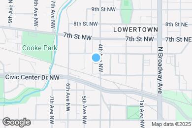 Map image of the property - 521 4th Ave NW