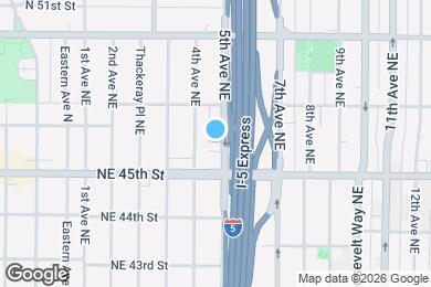 Map image of the property - 4525 5th Ave NE