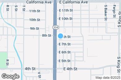 Map image of the property - 105 E 8th St