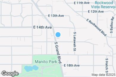 Map image of the property - 1517 S Grand Blvd
