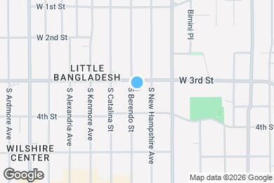 Map image of the property - 316 S Berendo St